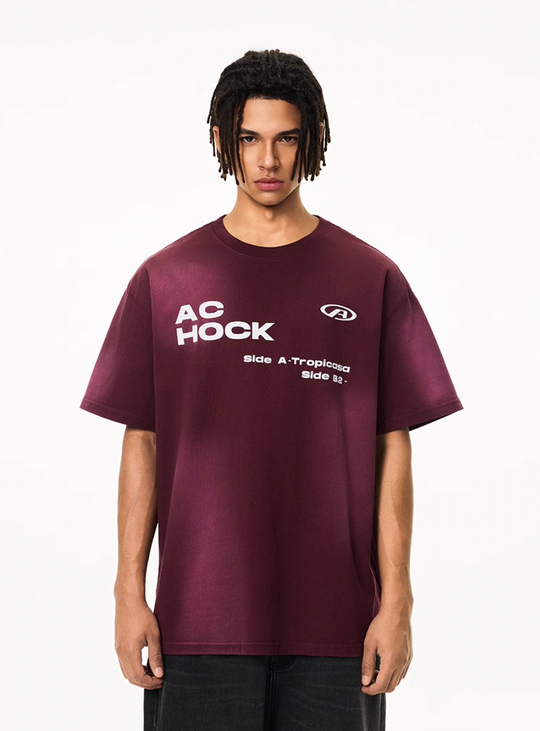 Achock Heavyweight Gradation Wash Tee | Face 3 Face