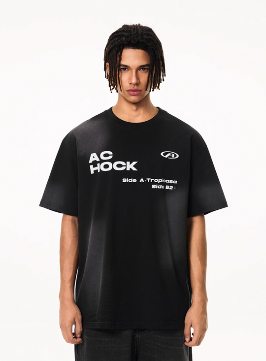 Achock Heavyweight Gradation Wash Tee | Face 3 Face