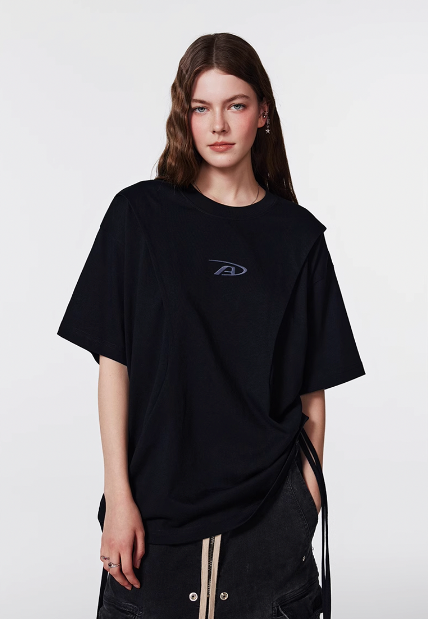 Achock Logo Embroidery Drawstring Tee | Face 3 Face
