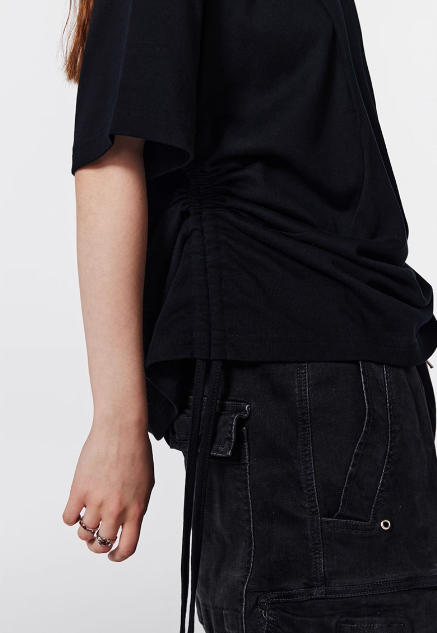 Achock Logo Embroidery Drawstring Tee | Face 3 Face