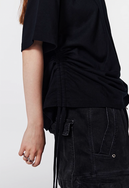 Achock Logo Embroidery Drawstring Tee | Face 3 Face