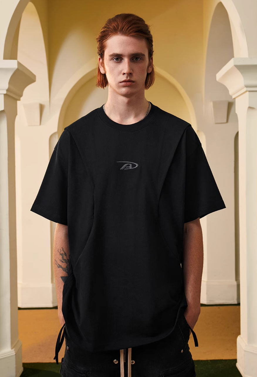 Achock Logo Embroidery Drawstring Tee | Face 3 Face