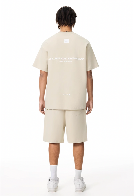 Graphic Tee | Achock Heavyweight Basic Logo Print Tee | Face 3 Face