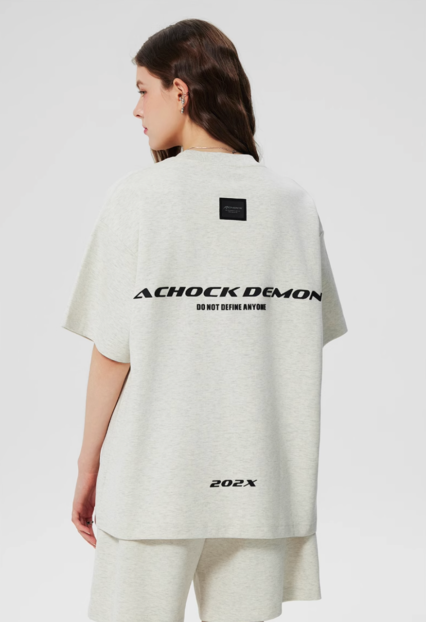 Graphic Tee | Achock Heavyweight Basic Logo Print Tee | Face 3 Face