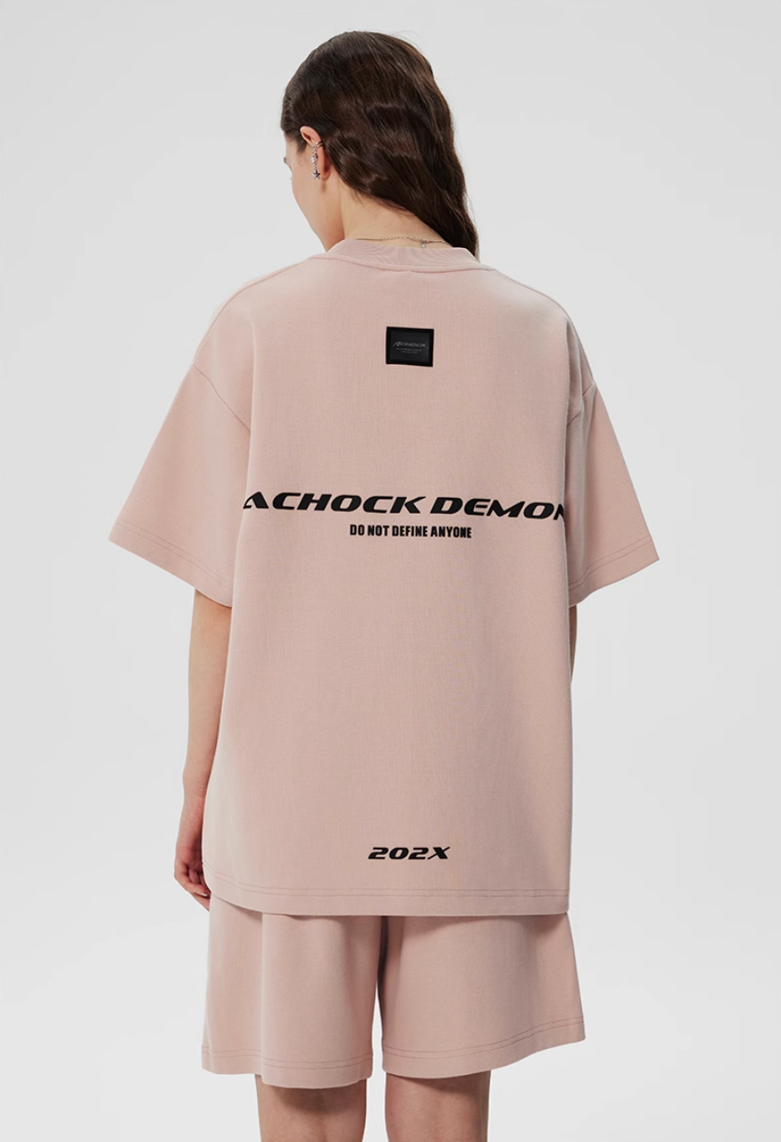 Graphic Tee | Achock Heavyweight Basic Logo Print Tee | Face 3 Face