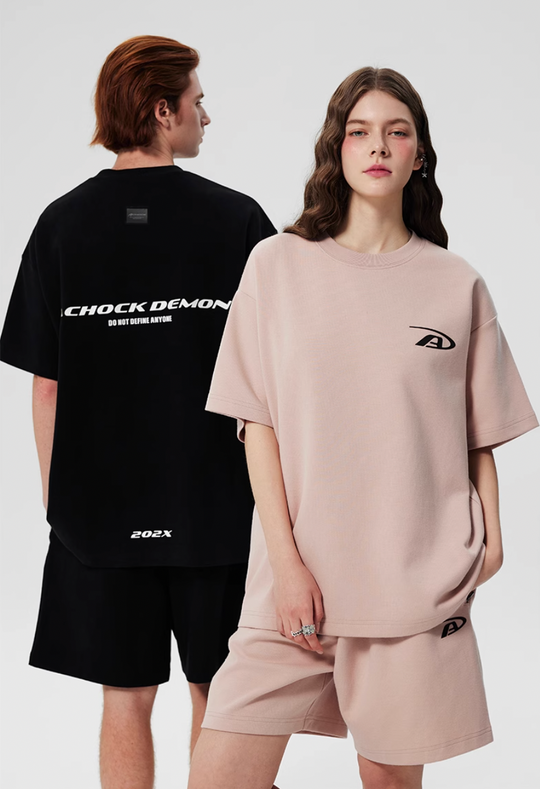 Graphic Tee | Achock Heavyweight Basic Logo Print Tee | Face 3 Face