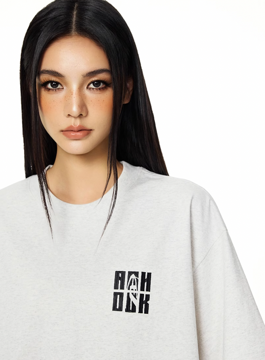 Achock Small Logo Embroidery Tee | Face 3 Face