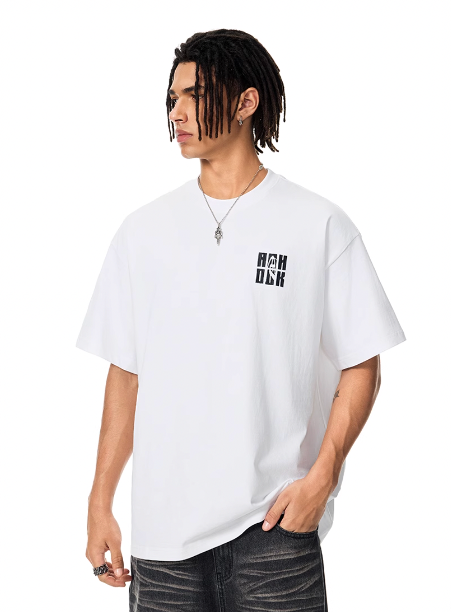 Achock Small Logo Embroidery Tee | Face 3 Face