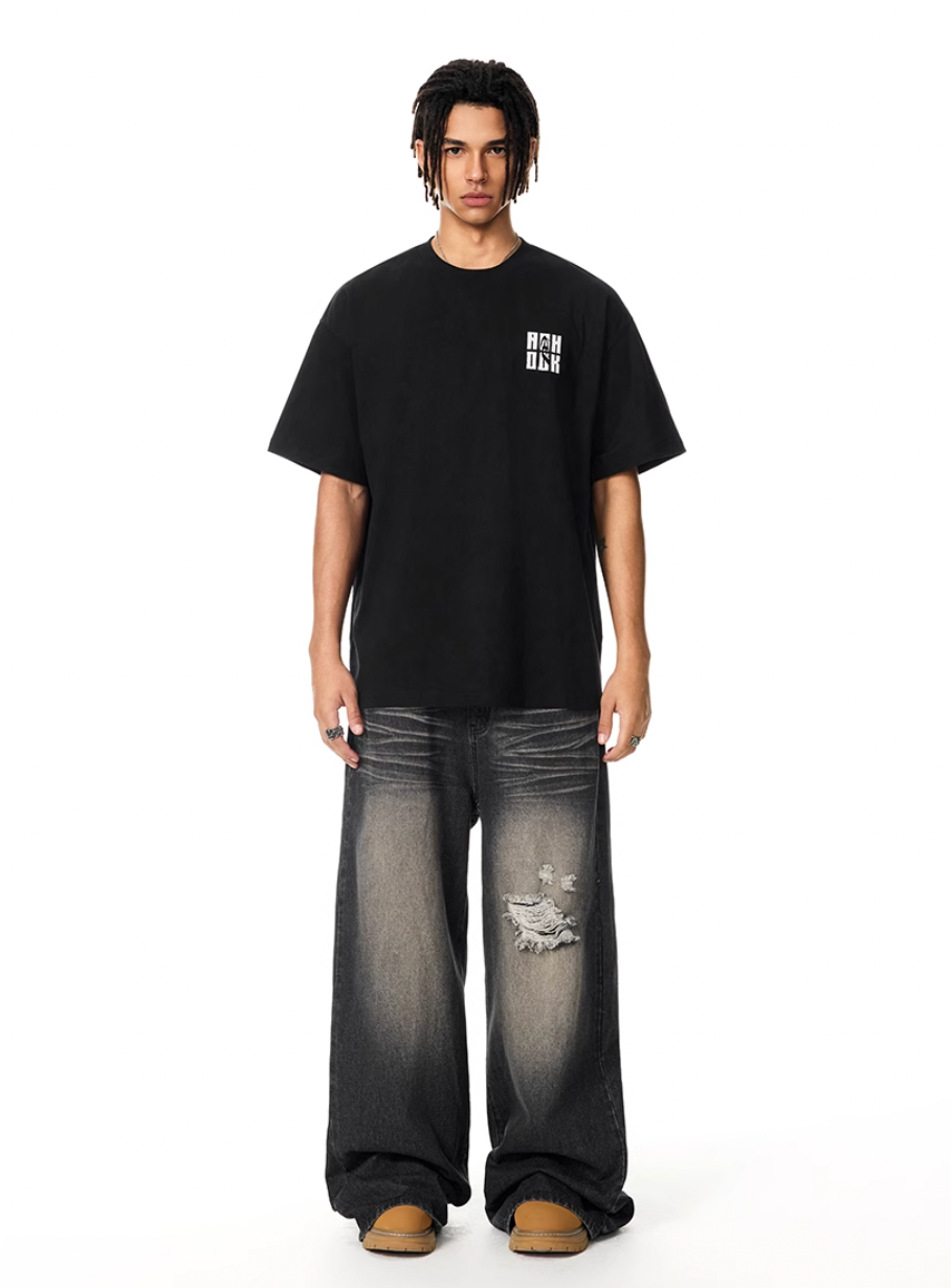 Achock Small Logo Embroidery Tee | Face 3 Face