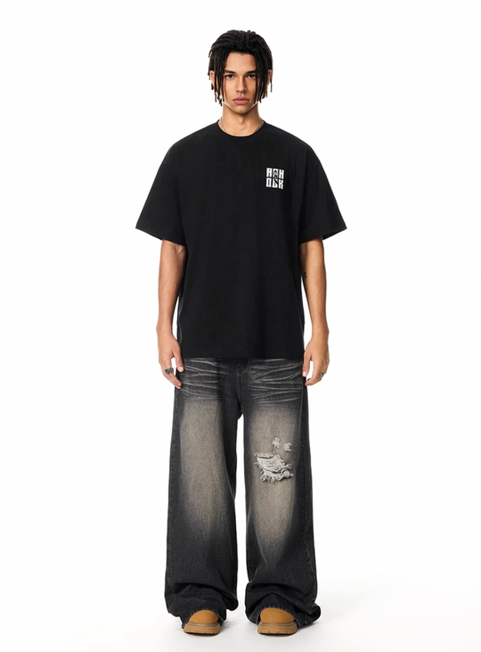 Achock Small Logo Embroidery Tee | Face 3 Face