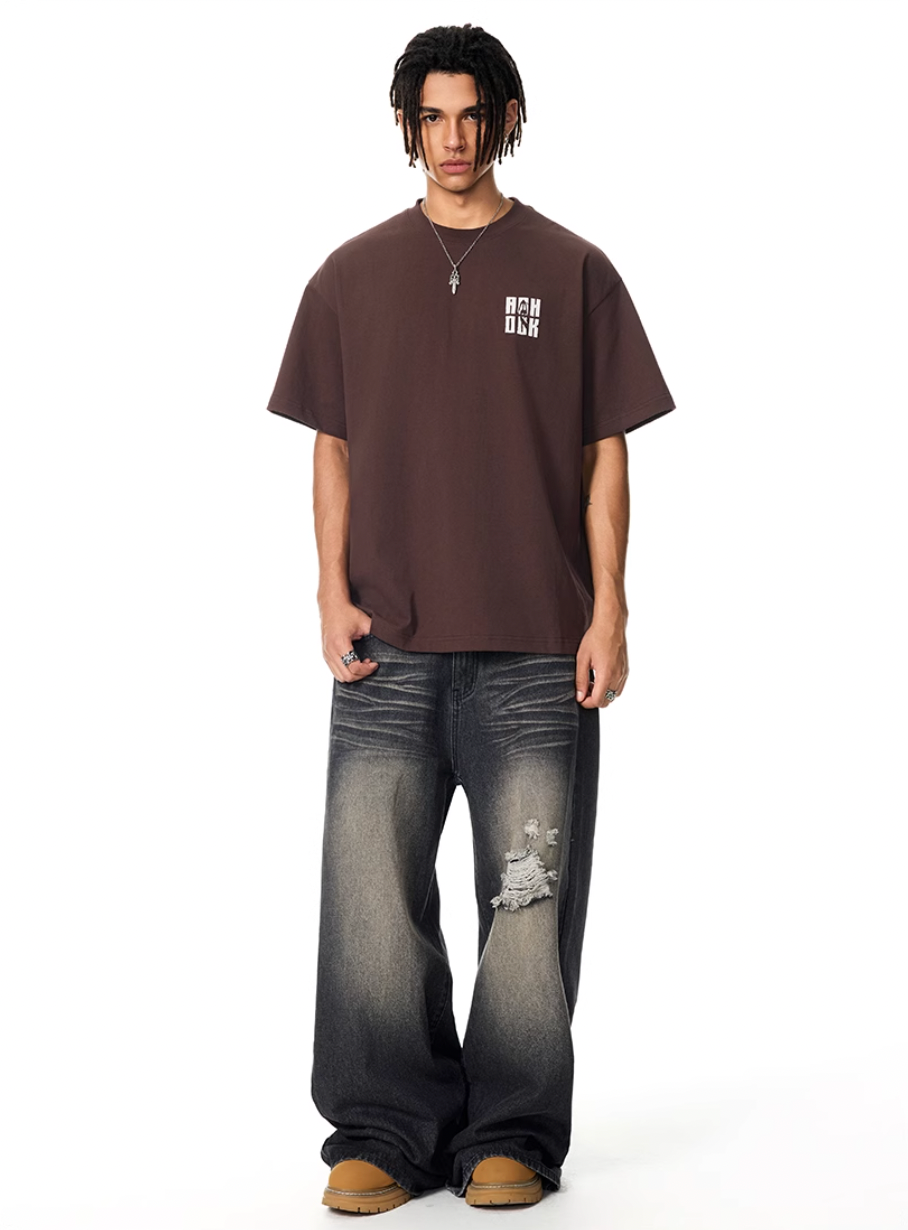 Achock Small Logo Embroidery Tee | Face 3 Face