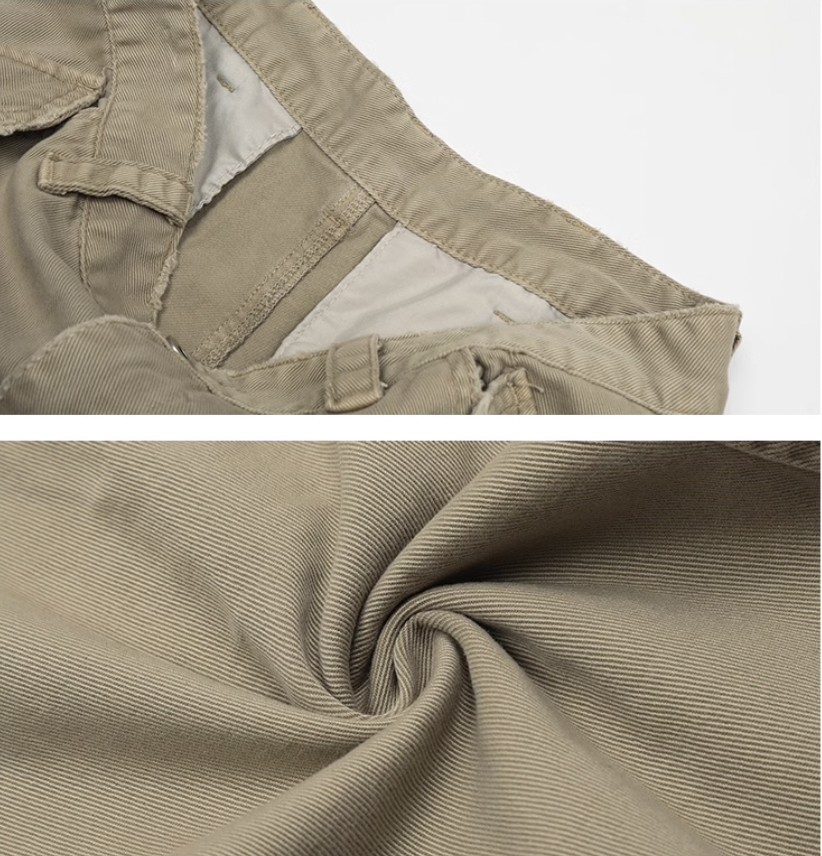 Achock Large Pocket Washed Work Cargo Pants | Face 3 Face