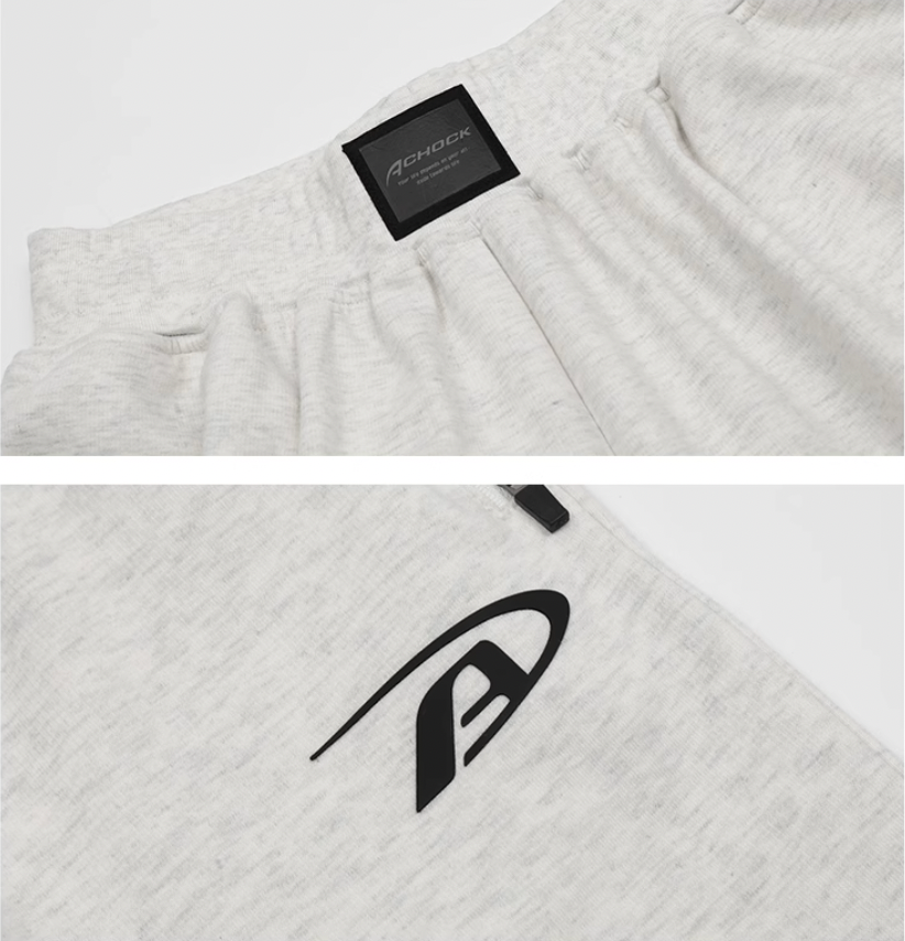 Achock Heavyweight Basic Logo Sweat Shorts | Face 3 Face