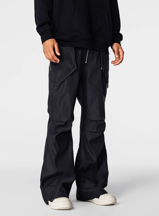 Achock Multi Zipper Patchwork Pockets Work Pants | Face 3 Face