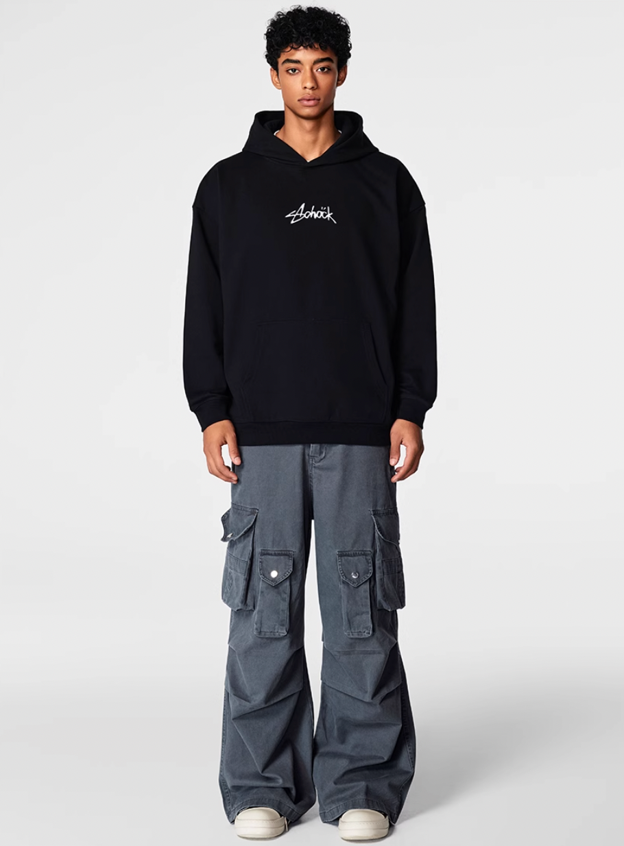 Achock Washed Gray Work Cargo Pants | Face 3 Face