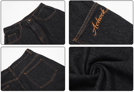 Achock Large Pockets Baggy Jeans | Face 3 Face