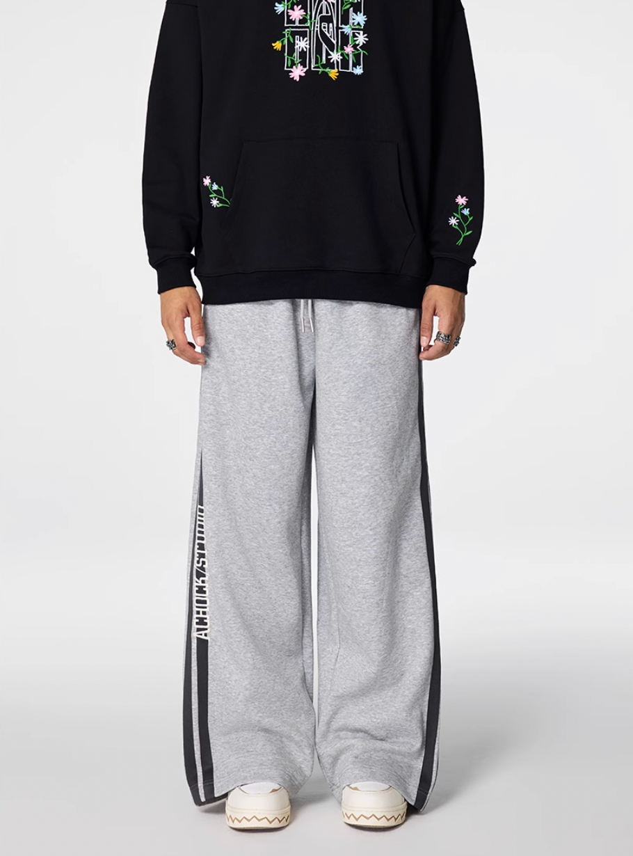 Achock Side Striped Baggy Sweatpants | Face 3 Face