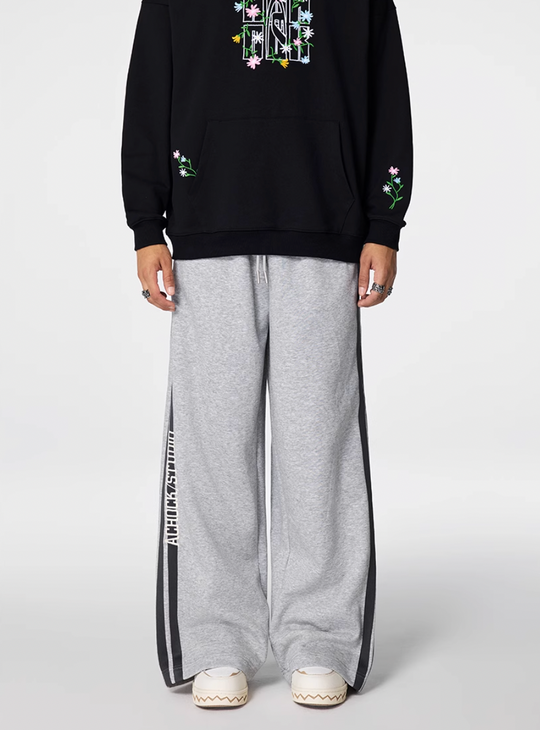 Achock Side Striped Baggy Sweatpants | Face 3 Face
