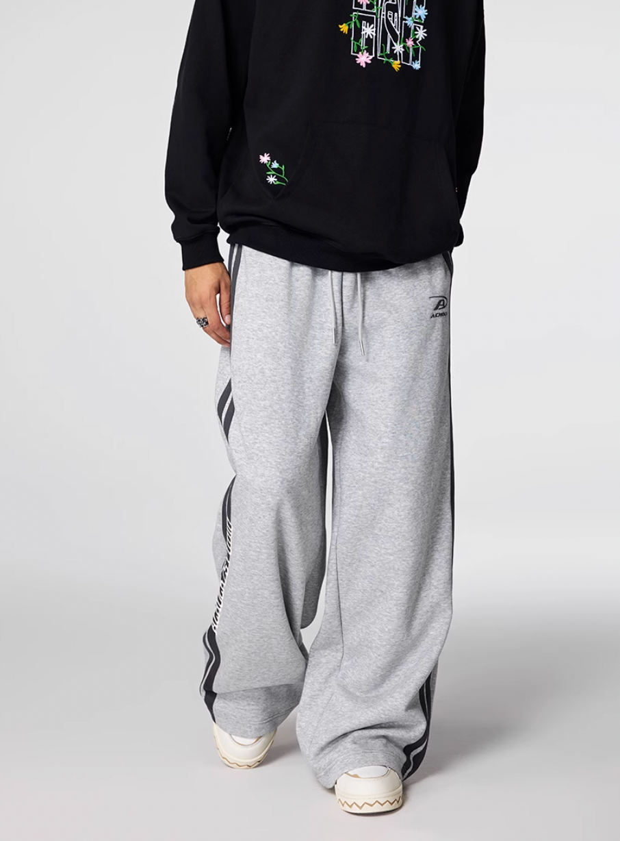 Achock Side Striped Baggy Sweatpants | Face 3 Face