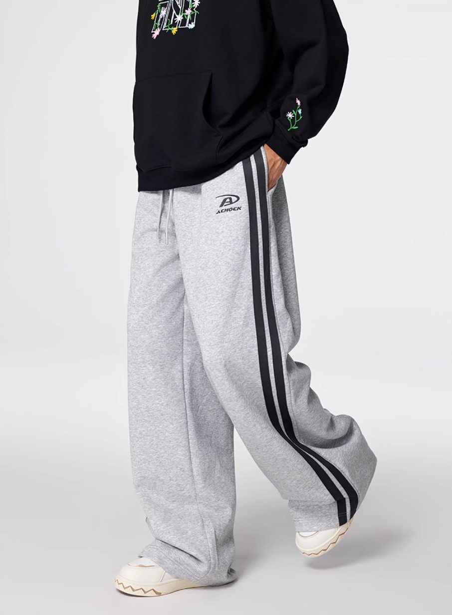 Achock Side Striped Baggy Sweatpants | Face 3 Face