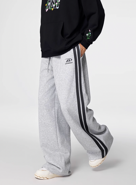 Achock Side Striped Baggy Sweatpants | Face 3 Face