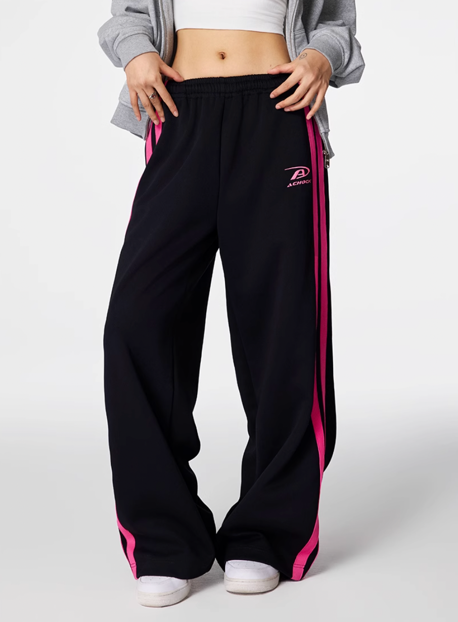 Achock Side Striped Baggy Sweatpants | Face 3 Face