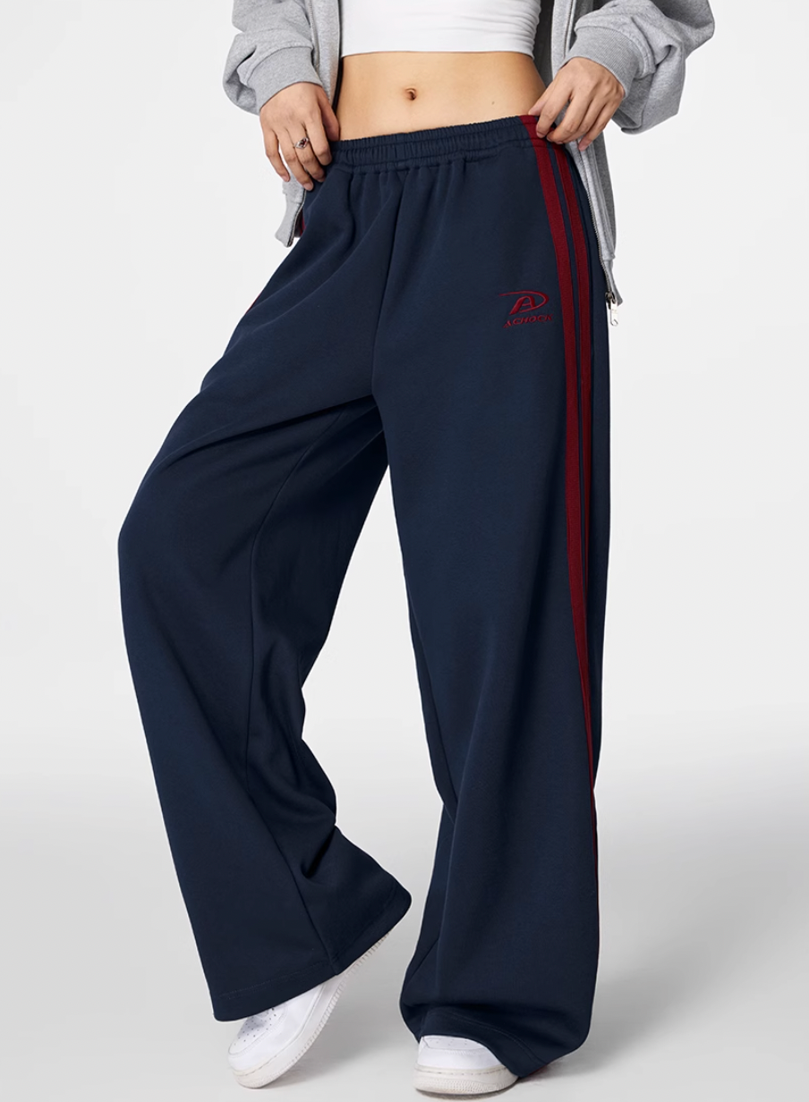 Achock Side Striped Baggy Sweatpants | Face 3 Face