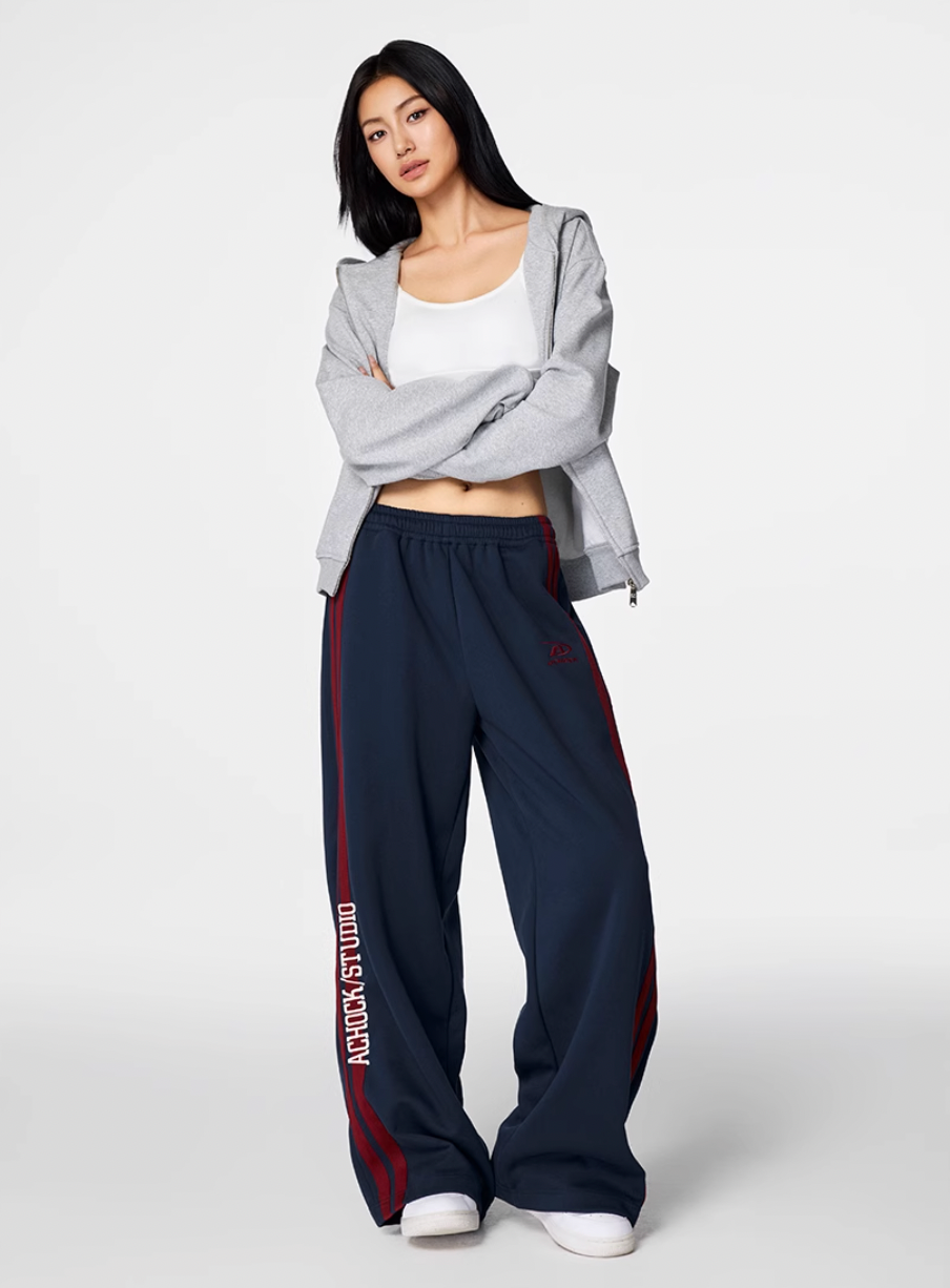 Achock Side Striped Baggy Sweatpants | Face 3 Face