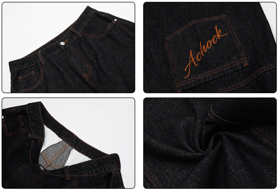 Achock Reverse Design Baggy Jeans | Face 3 Face