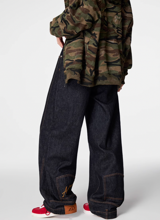 Achock Reverse Design Baggy Jeans | Face 3 Face