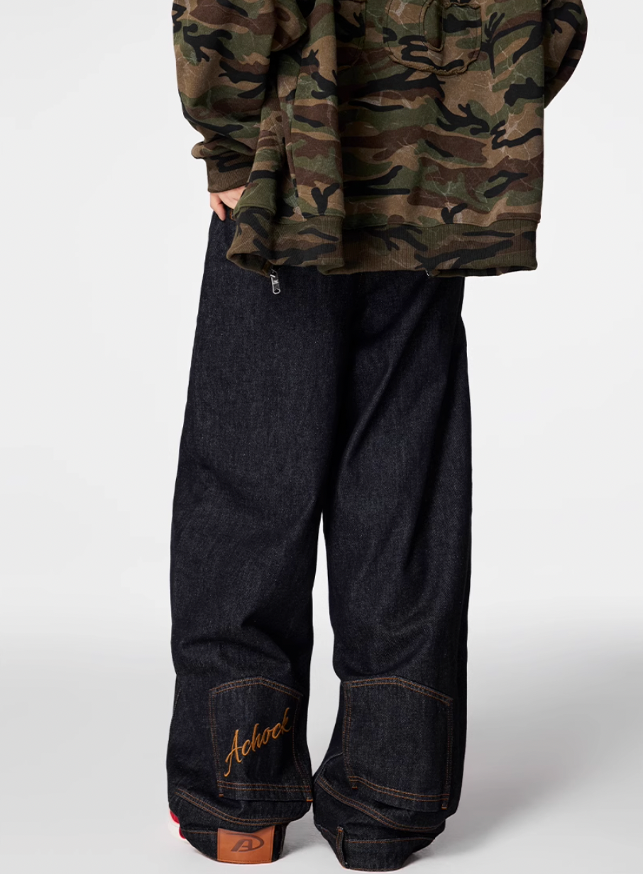 Achock Reverse Design Baggy Jeans | Face 3 Face