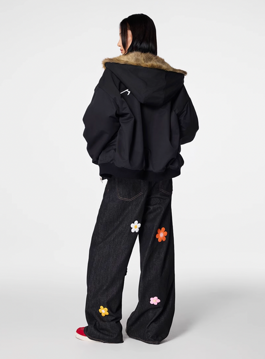 Cargo jeans | Achock Flower Embroidery Jeans | Face 3 Face