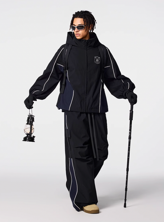 Achock Side Stripe Cargo Baggy Track Pants | Face 3 Face