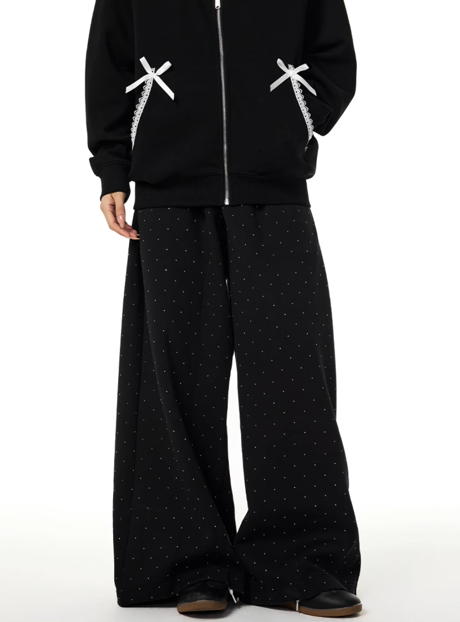 Achock Studded Baggy Sweatpants | Face 3 Face