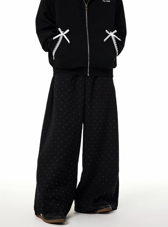 Achock Studded Baggy Sweatpants | Face 3 Face