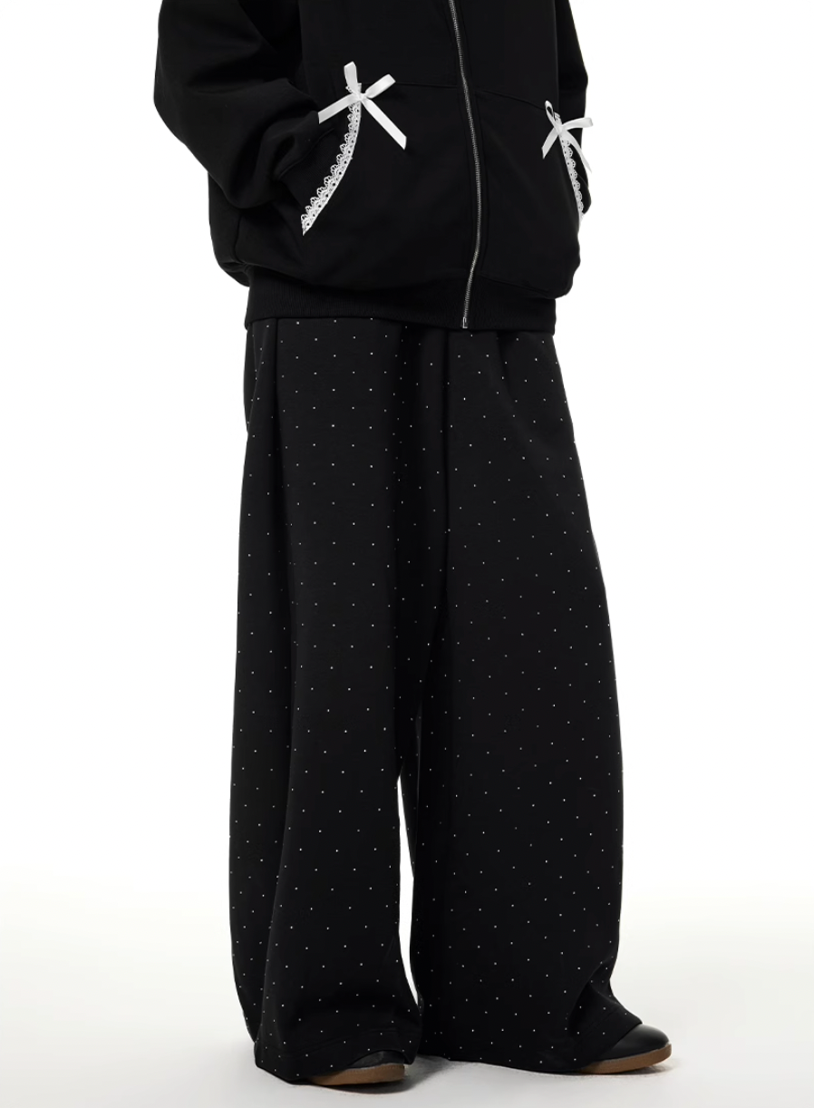 Achock Studded Baggy Sweatpants | Face 3 Face