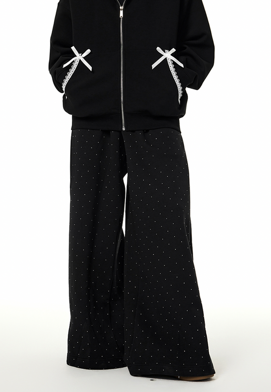 Achock Studded Baggy Sweatpants | Face 3 Face