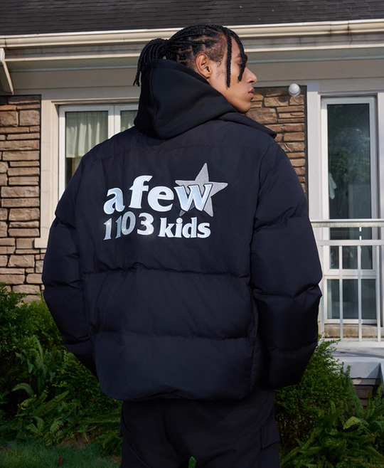 AFGK 1103 Rhinestone Embroidery Down Jacket | Face 3 Face