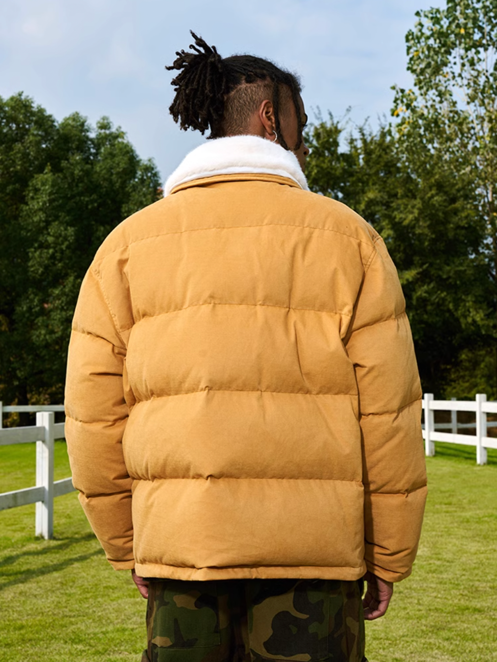 AFGK Removable Fur Collar Down Jacket | Face 3 Face