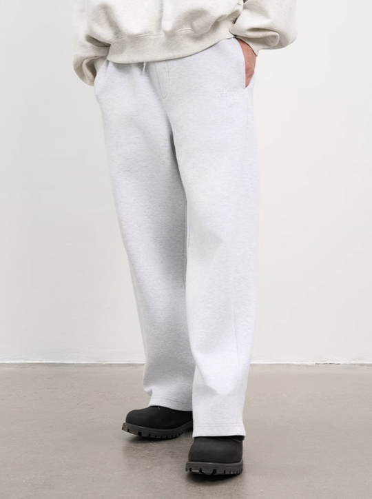 AFGK Basic Logo Draped Straight Sweatpants | Face 3 Face