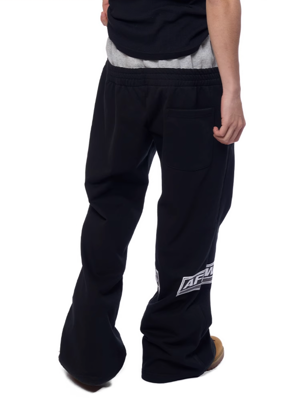 AFGK Two-Piece Layered Double Waist Drawstring Sweatpants | Face 3 Face