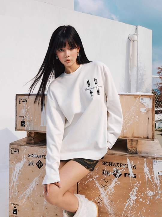 MEDM Basic Logo Comfort Temperature Long Sleeve Tee | Face 3 Face