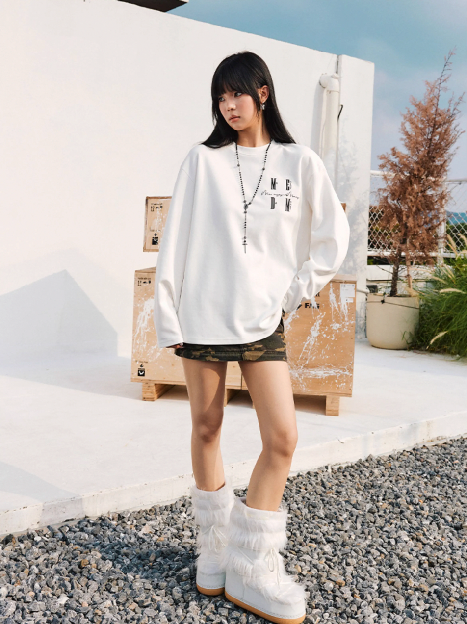 MEDM Basic Logo Comfort Temperature Long Sleeve Tee | Face 3 Face