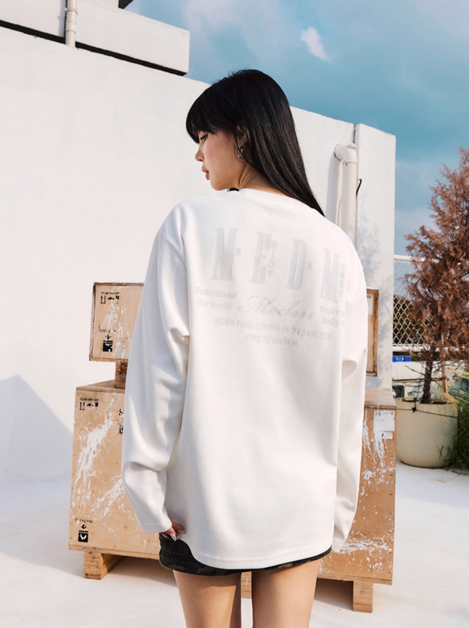 MEDM Basic Logo Comfort Temperature Long Sleeve Tee | Face 3 Face