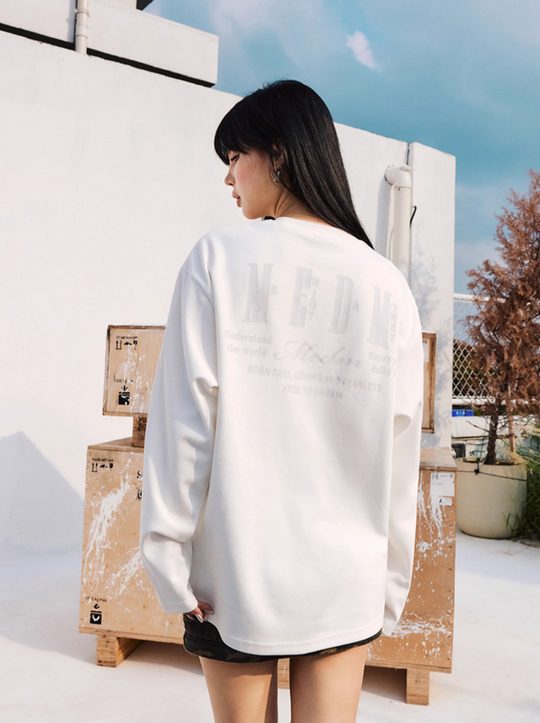 MEDM Basic Logo Comfort Temperature Long Sleeve Tee | Face 3 Face