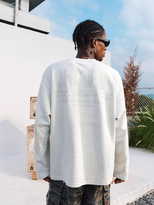 MEDM Basic Logo Comfort Temperature Long Sleeve Tee | Face 3 Face