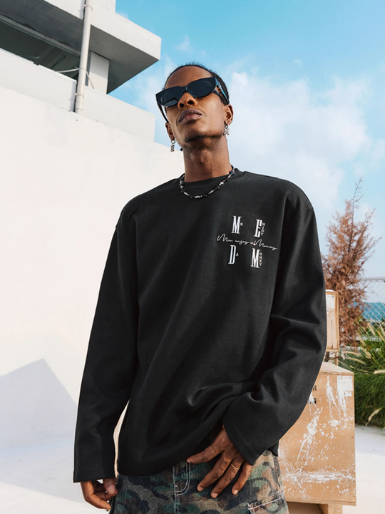 MEDM Basic Logo Comfort Temperature Long Sleeve Tee | Face 3 Face