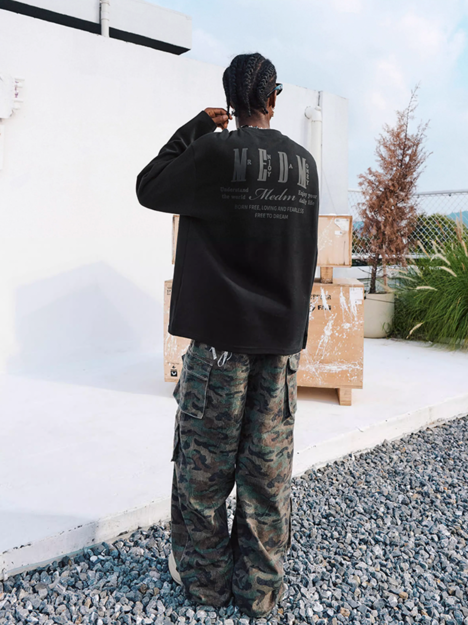 MEDM Basic Logo Comfort Temperature Long Sleeve Tee | Face 3 Face