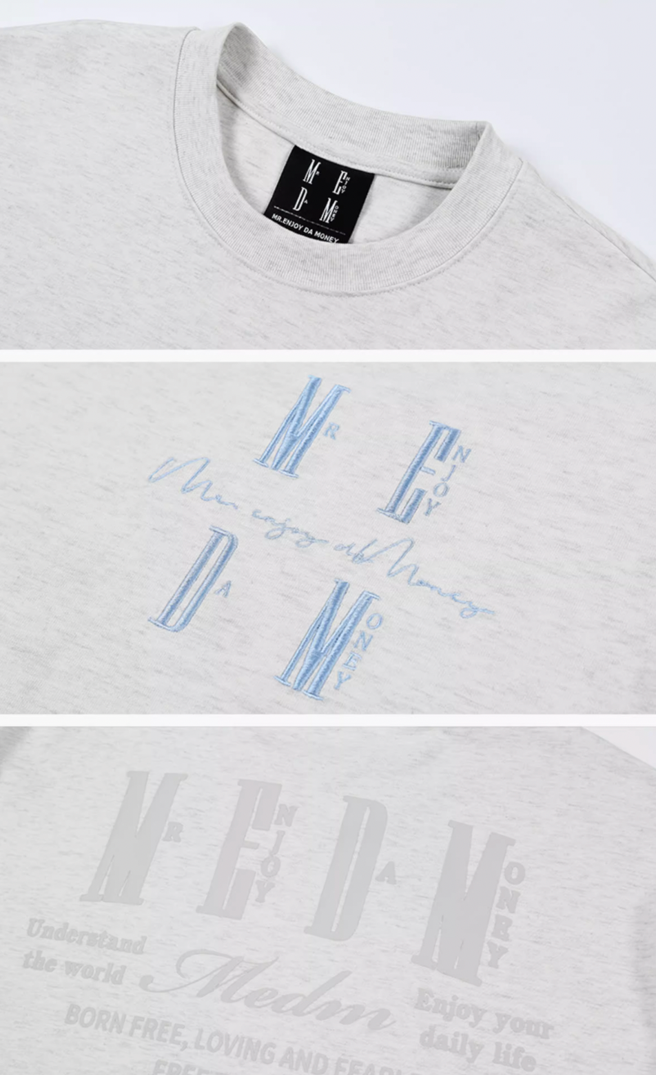 MEDM Basic Logo Comfort Temperature Long Sleeve Tee | Face 3 Face