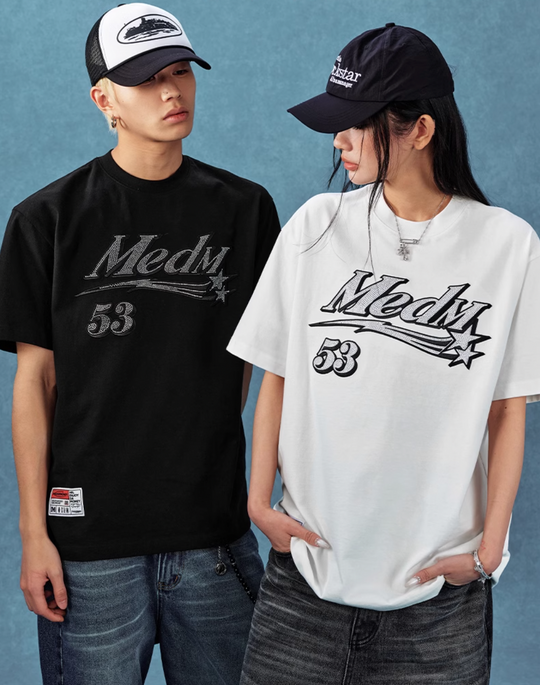 MEDM Rhinestone Star Logo Graphic Tee | Face 3 Face